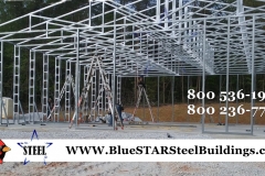 Steel frame 30’-60’w - 170mph, 12ga - for quote call 863 594-4410